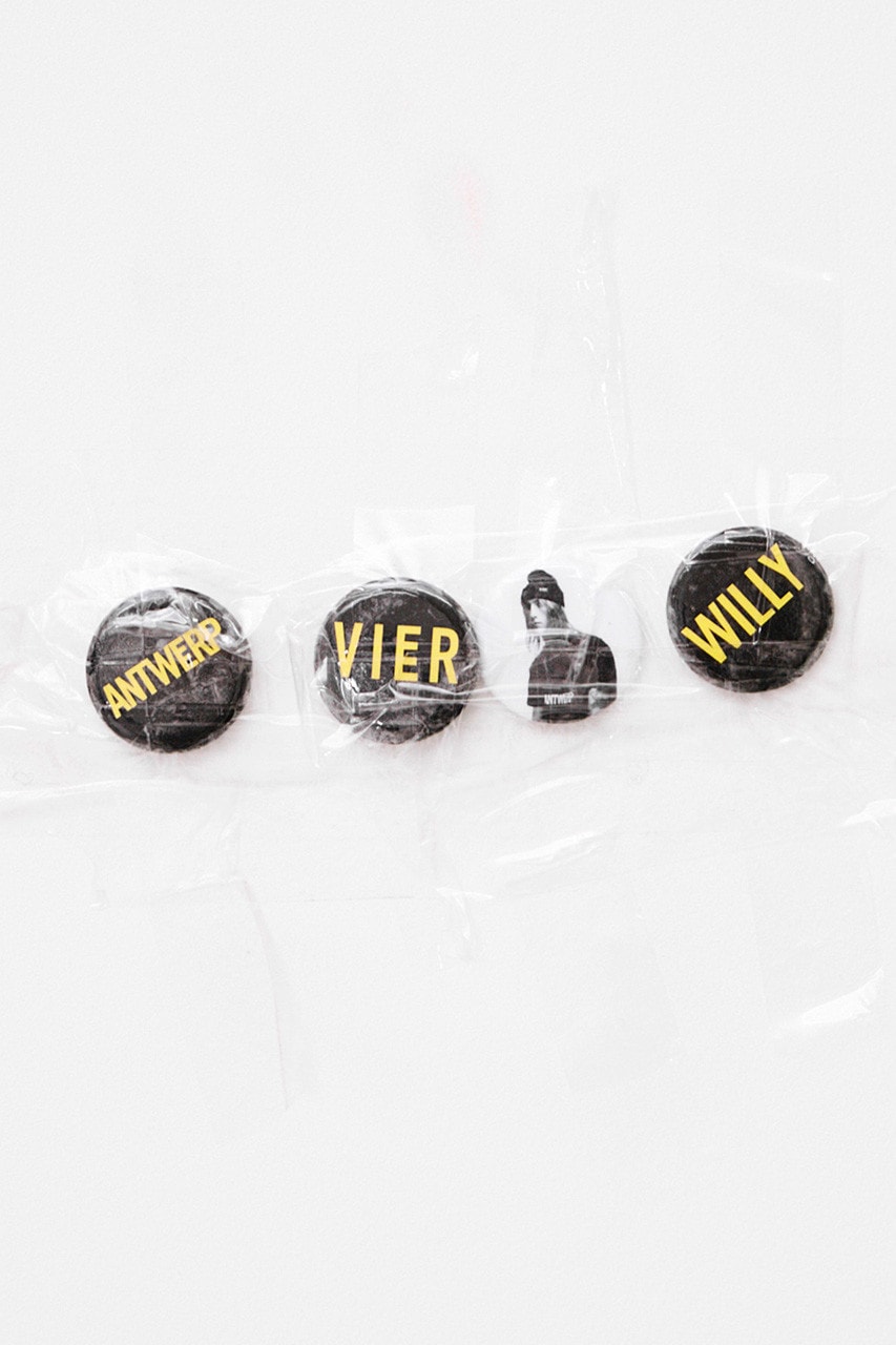 윌리 반데페르 x VIER '티셔츠, 스티커, 핀' 협업 2018