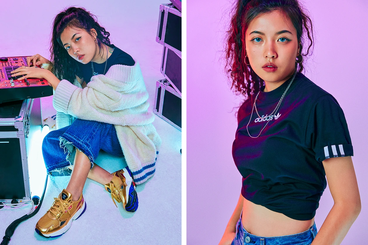 아디다스 오리지널스 2019 봄, 여름 팔콘 캠페인 깃비, 수민, 라이언클래드 adidas-originals-falcon-campaign-with-gitb-sumin-lionclad