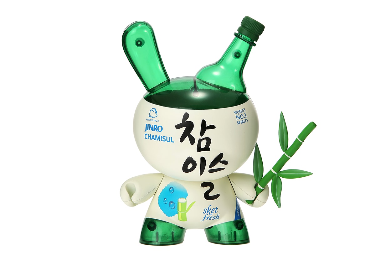 참이슬 20주년 기념 킨키로봇 '더니' 소주병 2018