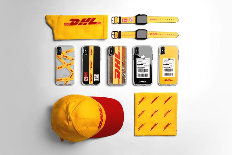 DHL x 케이스티파이 한정판 테크 액세서리 컬렉션 CASETiFY 휴대폰케이스 강화 케이스 애플 워치 밴드