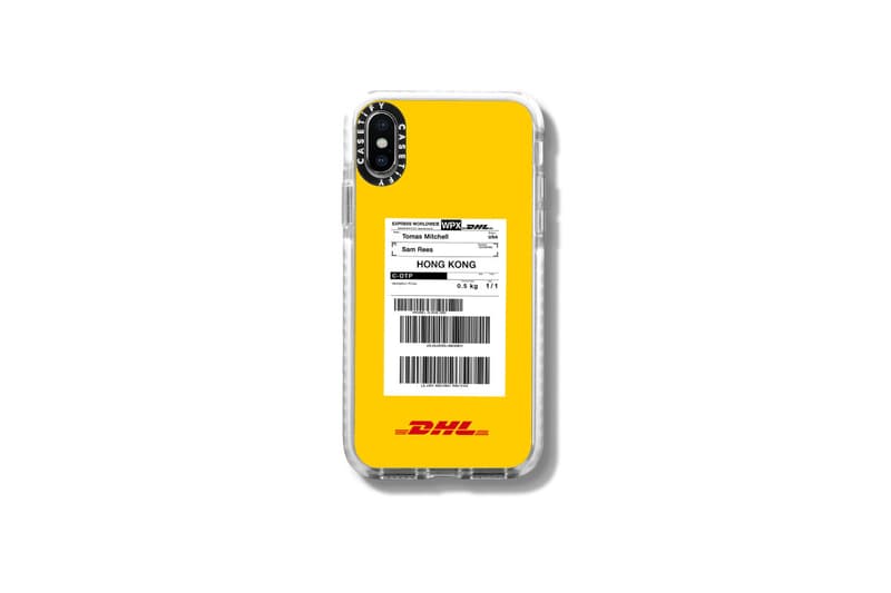 DHL x 케이스티파이 한정판 테크 액세서리 컬렉션 CASETiFY 휴대폰케이스 강화 케이스 애플 워치 밴드