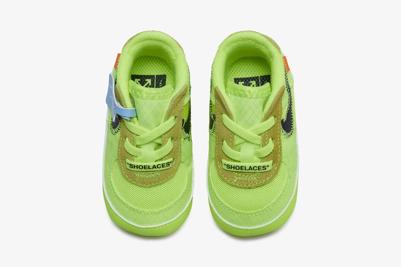 유아용 오프 화이트 x 나이키 에어 포스 1 상세 사진