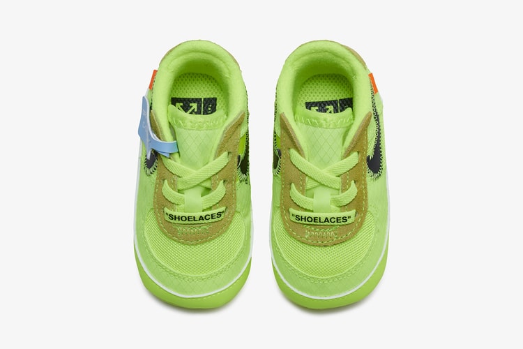 유아용 오프 화이트 x 나이키 에어 포스 1 상세 사진