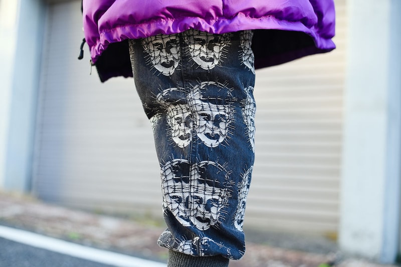 #Streetsnaps: 살레헤 벰버리, 코기 모토후미 2018 유나이티드 애로우 베르사체 체인 리액션