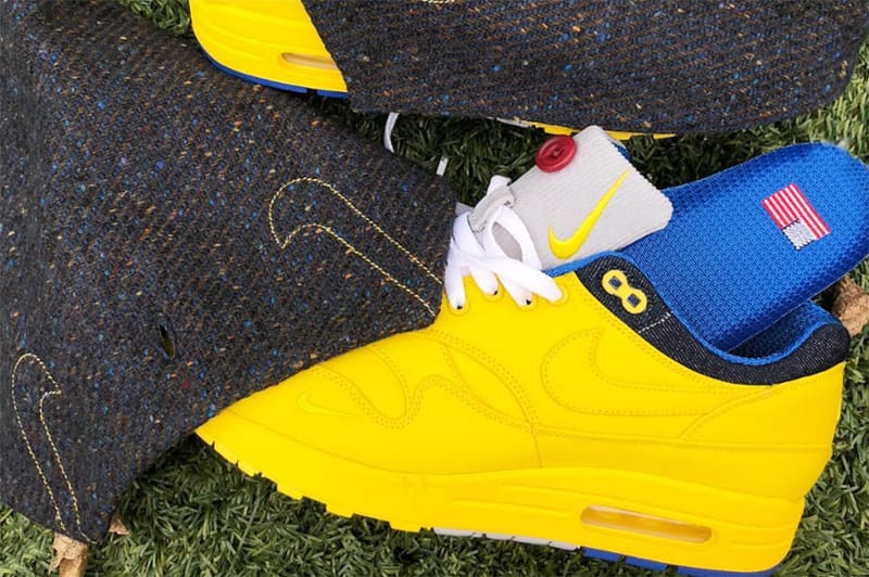 션 워더스푼 x 나이키 새 협업은 코트? 에어맥스 1 '런던'