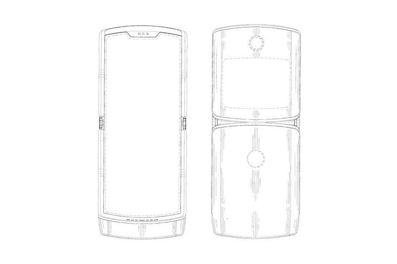 모토로라 레이저 V3 폴더블 스마트폰 디자인 도면 유출