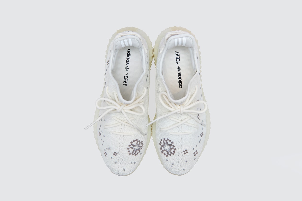 아디다스 오리지널스 이지 부스트 350 V2 트리플 화이트 아티스트 커스텀 2019 겨울 adidas-originals-yzy-350-v2-triple-white-diy