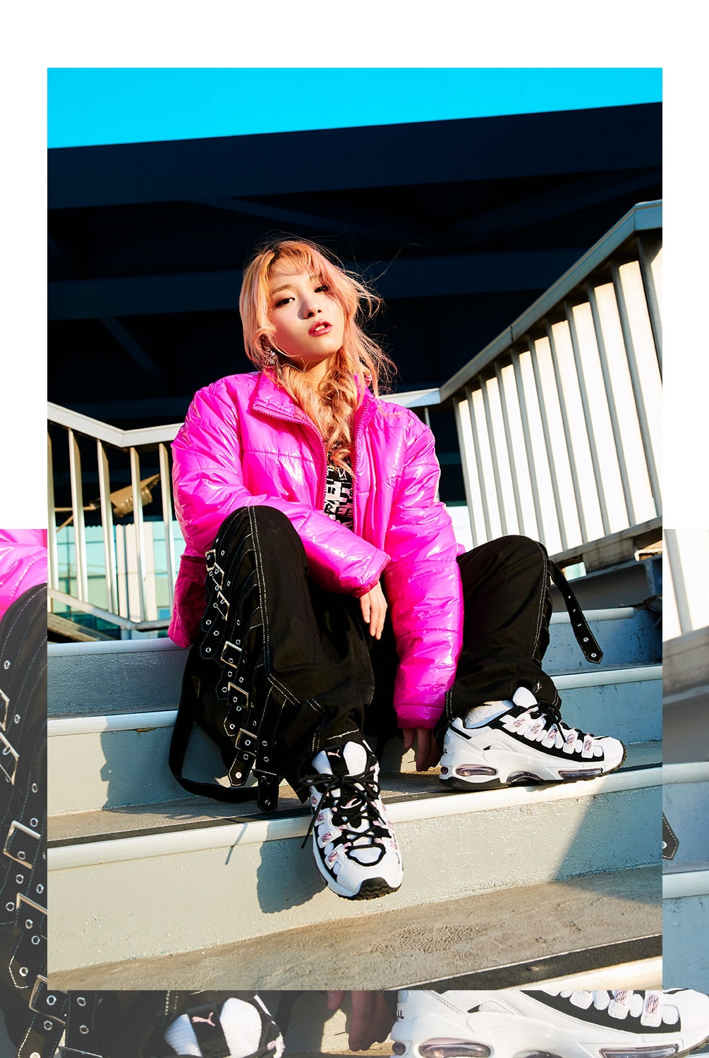 푸마 셀 엔듀라 재키와이 스트릿 스냅 2019 겨울 puma cell endura streetsnaps with jvcki wai