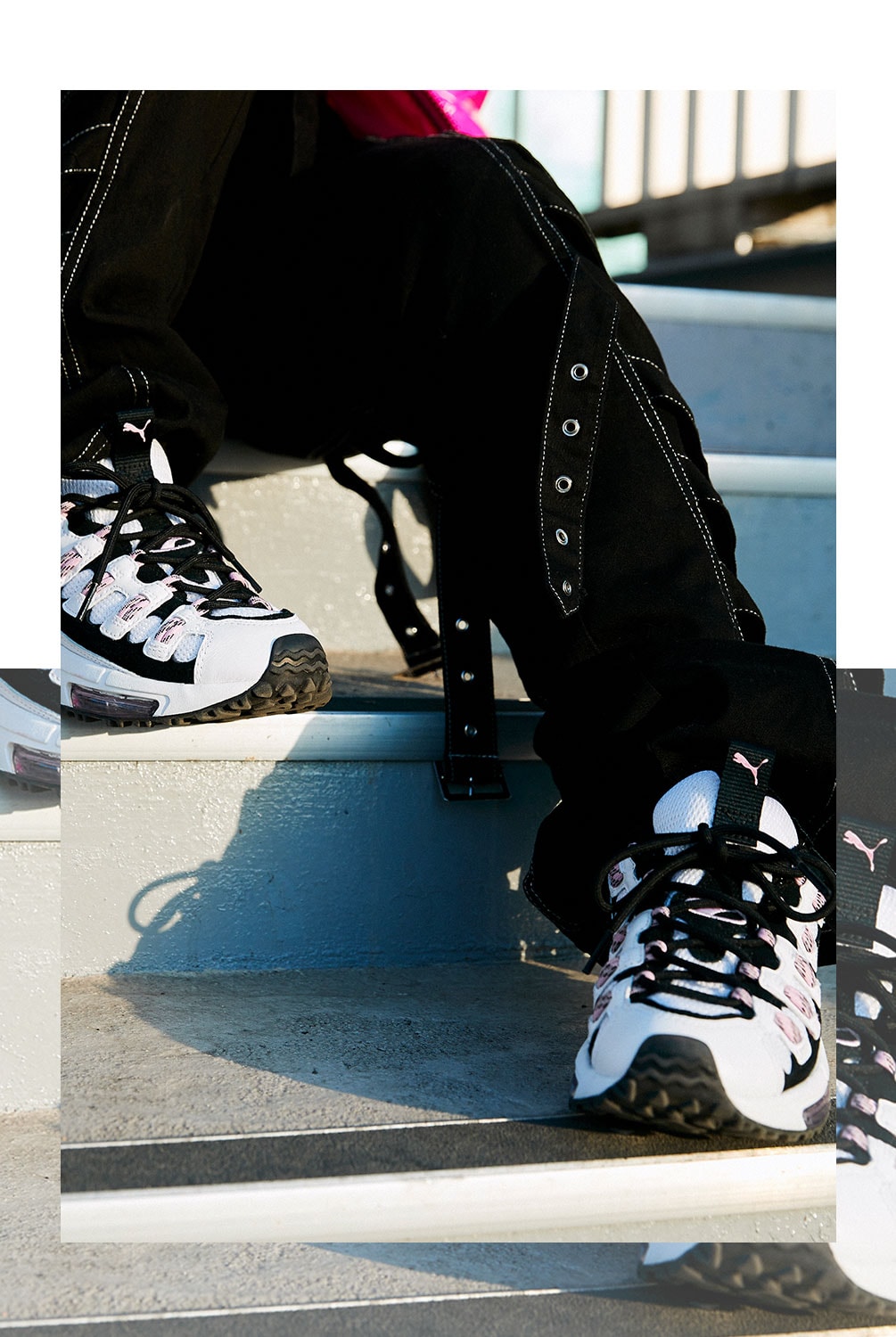 푸마 셀 엔듀라 재키와이 스트릿 스냅 2019 겨울 puma cell endura streetsnaps with jvcki wai