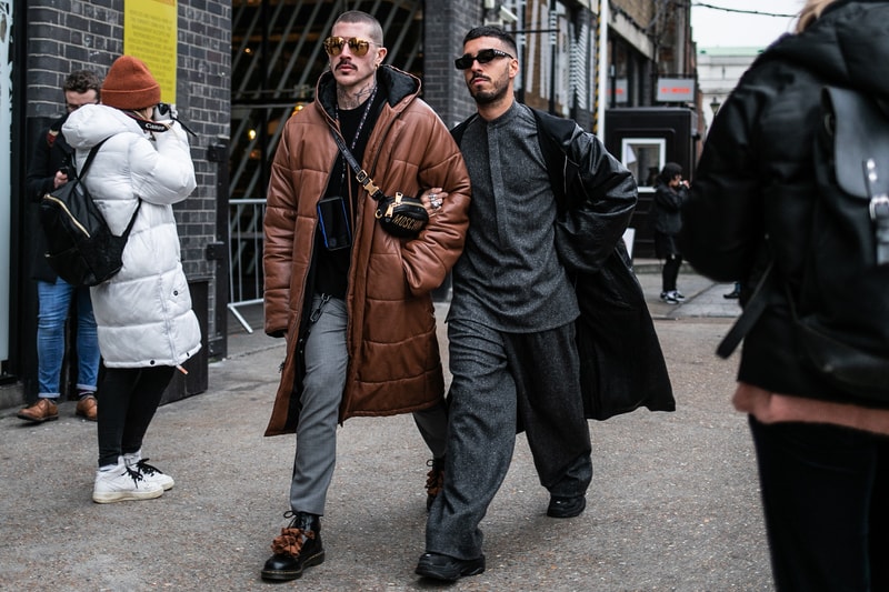 Street snaps 2019 가을 겨울 런던 남성 패션위크 스트리트 패션 스냅