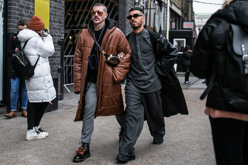 Street snaps 2019 가을 겨울 런던 남성 패션위크 스트리트 패션 스냅