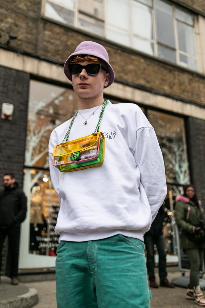 Street snaps 2019 가을 겨울 런던 남성 패션위크 스트리트 패션 스냅