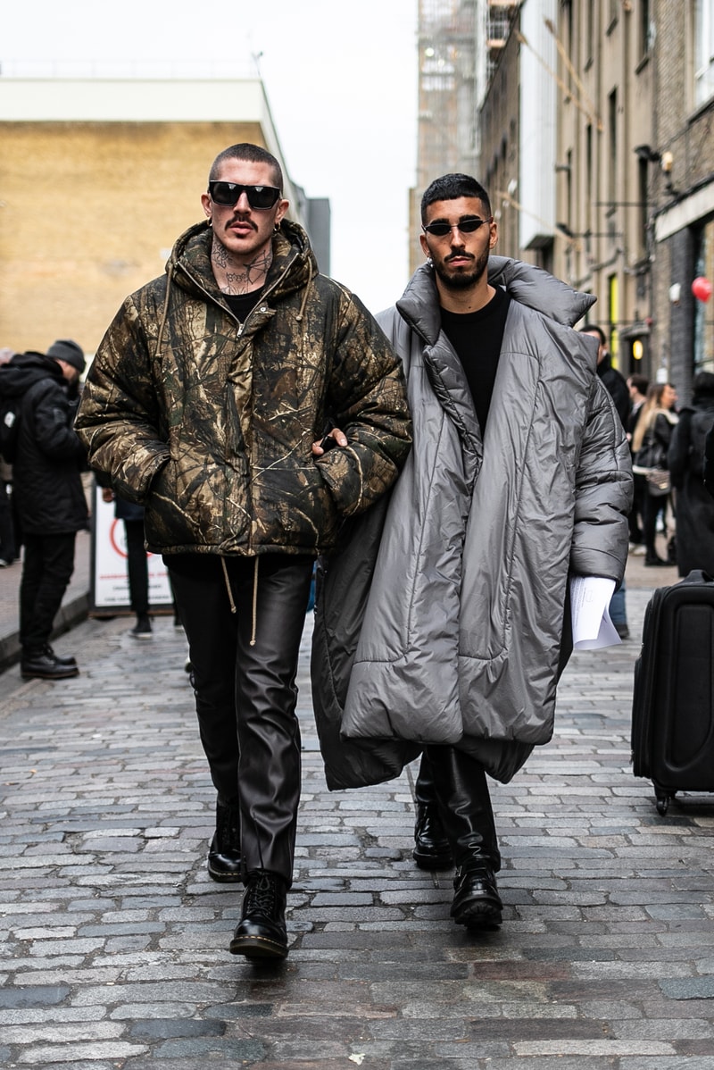 Street snaps 2019 가을 겨울 런던 남성 패션위크 스트리트 패션 스냅