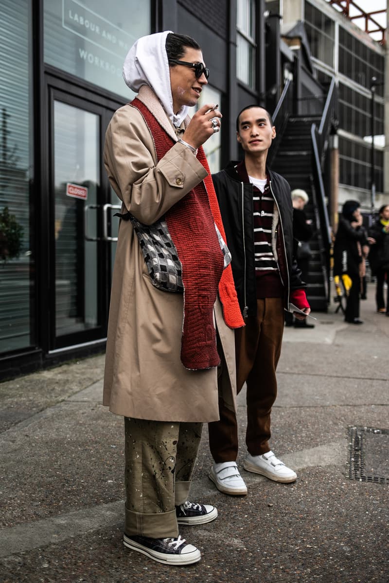 Street snaps 2019 가을 겨울 런던 남성 패션위크 스트리트 패션 스냅