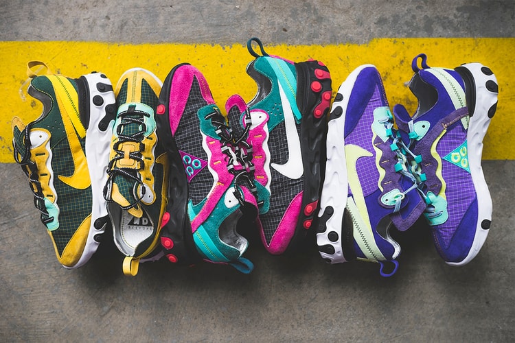 100% 수작업으로 만든 나이키 ‘ACG 리액트 엘리먼트 87’ 3종