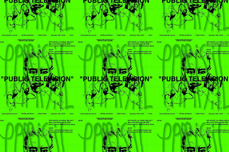 오프 화이트 2019 FW 런웨이 음악, 사운드 클라우드 통해 공개