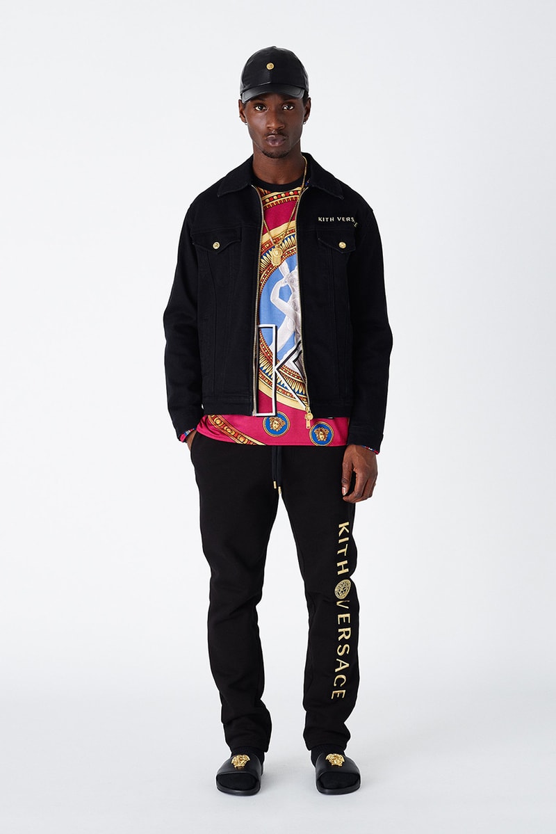KITH x 베르사체 2019 FW 협업 컬렉션 룩북 및 판매처 공개 럭키 블루 스미스 벨라 하디드 갤러리아 백화점