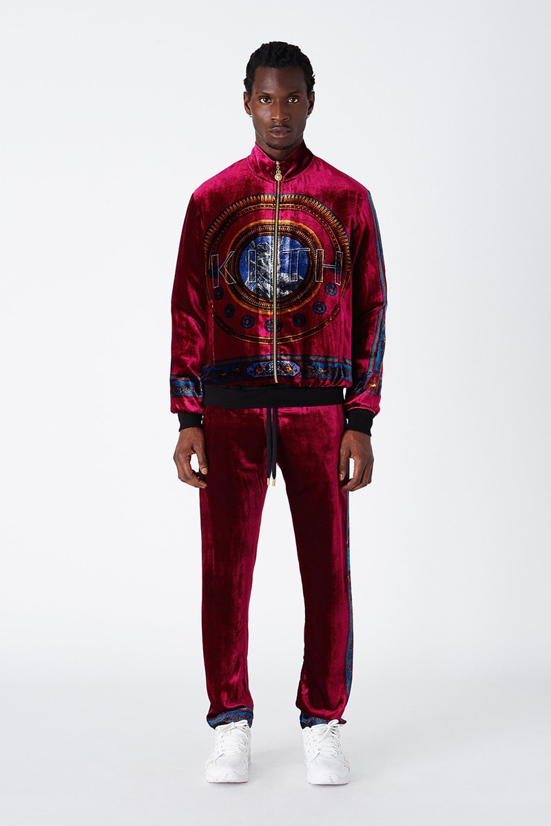 KITH x 베르사체 2019 FW 협업 컬렉션 룩북 및 판매처 공개 럭키 블루 스미스 벨라 하디드 갤러리아 백화점
