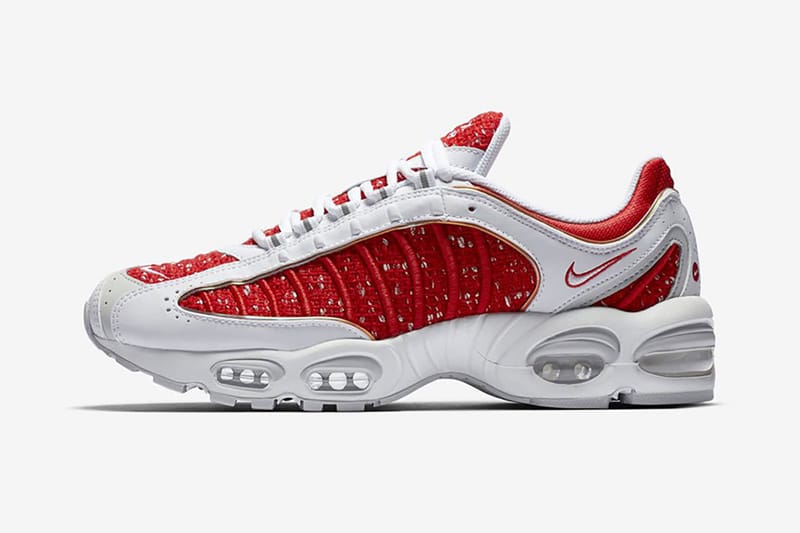 슈프림 x 나이키 에어 테일윈드 4 공식 사진 & 가격