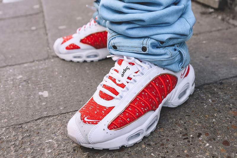 슈프림 x 나이키 에어 테일윈드 4, 상세 사진 유출