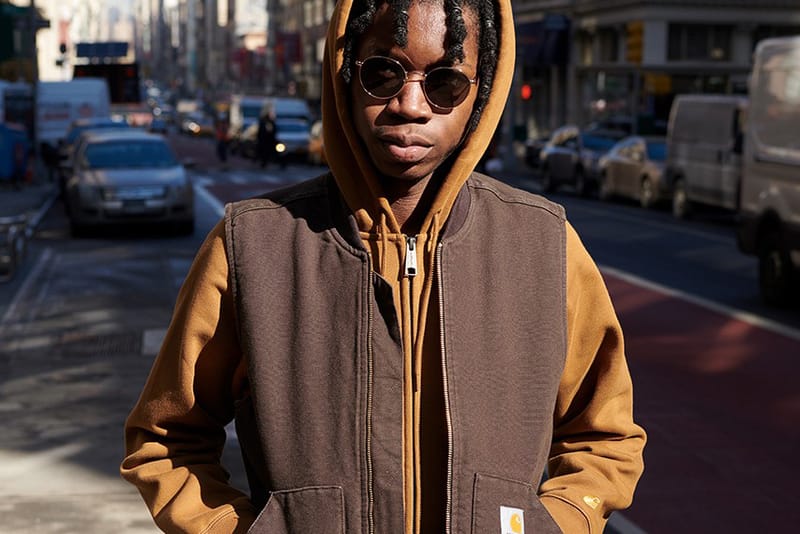 클래식한 실루엣, 칼하트 WIP x 썬 버디즈 선글라스 캡슐