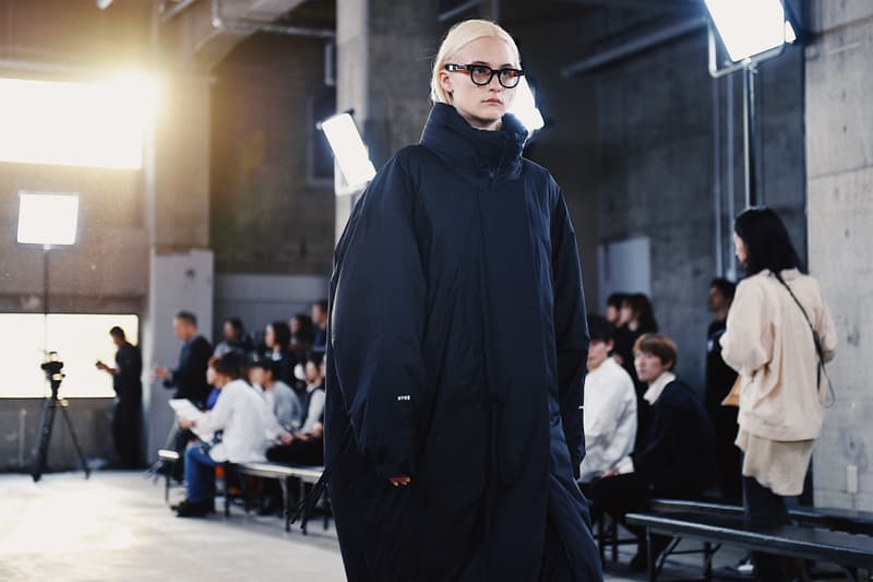 하이크 x 노스페이스 2019 FW 컬렉션 백스테이지 보기