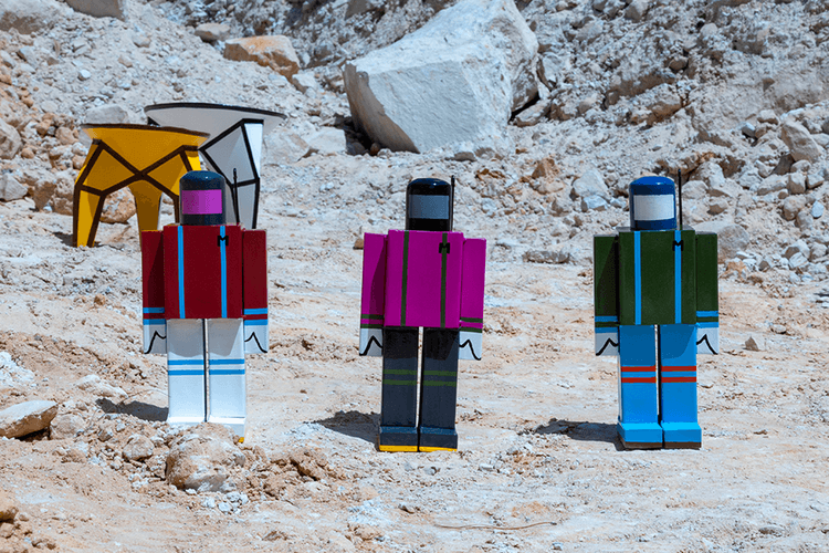 밀라노 가구 박람회에 등장한 마르니의 가구 컬렉션 '문 워크'