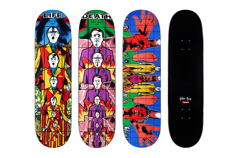 듀오 아티스트 길버트 앤 조지 슈프림 2019 봄, 여름 컬렉션 룩북 제품군 발매 정보