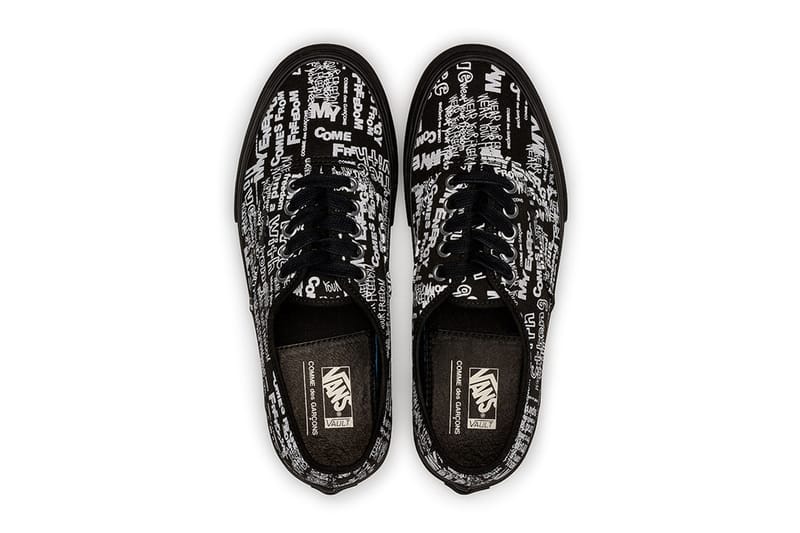 꼼데가르송 CDG x 반스 협업 어센틱 상세 발매 정보