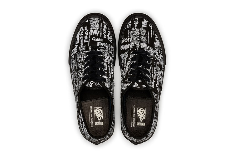 꼼데가르송 CDG x 반스 협업 어센틱 상세 발매 정보