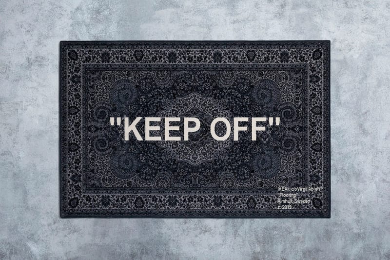 드디어 공개된 버질 아블로 x 이케아 아트 러그 래플 소식