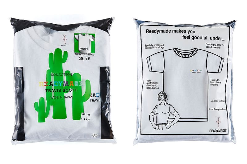 트래비스 스콧 x 레디메이드의 한정판 티셔츠 발매 정보