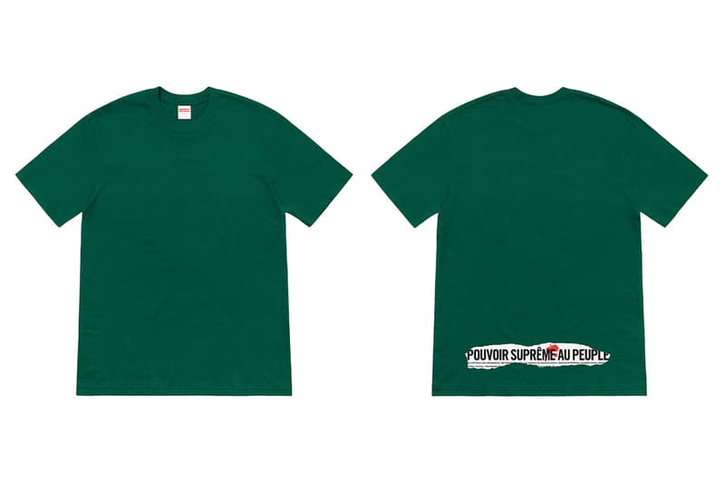 슈프림 2019 봄 티셔츠 제품군