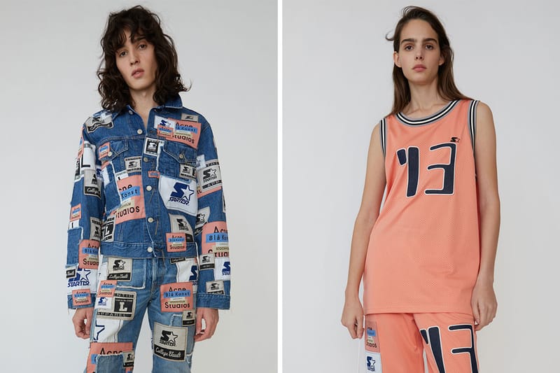 아크네 스튜디오와 스타터 블랙 레이블이 함께한 스포츠 협업 컬렉션