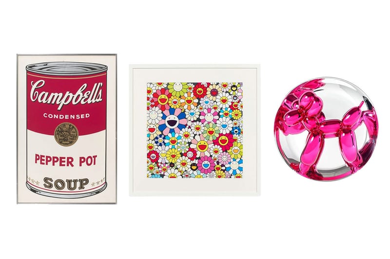 피카소, 앤디 워홀, 카우스의 작품을 손에 넣을 수 있는 아트큐리얼 경매 개최