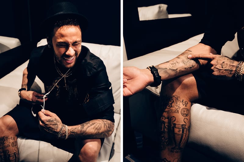 "제일 좋아하는 타투는 메시와 함께 새겼다" 네이마르의 타투 이야기