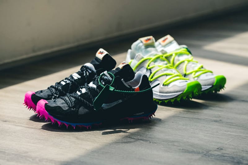 오프 화이트 x 나이키 '줌 테라 카이거 5' 판매처 총정리