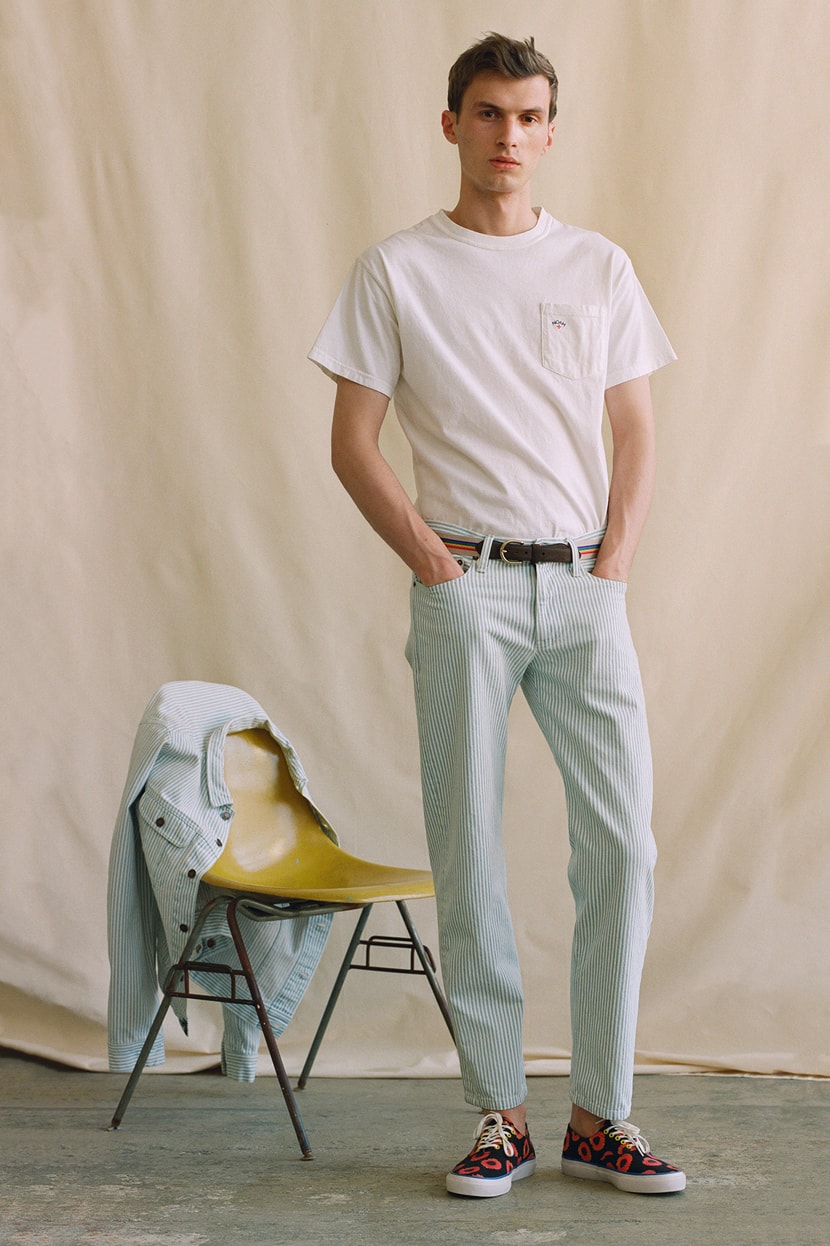 노아의 2019 여름 컬렉션 룩북 보기 캐주얼 프레피의 정석 마드라스 셔츠