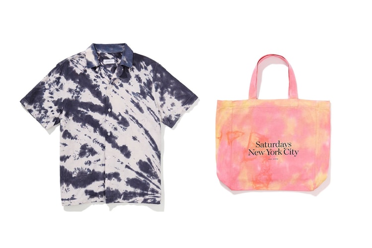 타이다이로 물들인, 새터데이즈 NYC x 케빈 에머슨 컬렉션