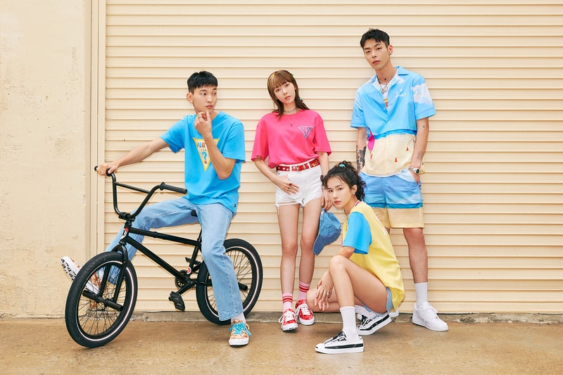 게스 x 아이앱 스튜디오 샘바이펜, 전준영, 와이낫어스 스트릿스냅 guess-x-iabstudio-capsule-collection-streetsnaps-sambypen-jj-whynotus
