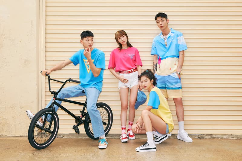게스 x 아이앱 스튜디오 샘바이펜, 전준영, 와이낫어스 스트릿스냅 guess-x-iabstudio-capsule-collection-streetsnaps-sambypen-jj-whynotus