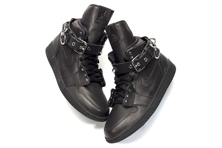 바이크 부츠를 재해석한, 꼼 데 가르송 x 에어 조던 1 레트로 하이 유출