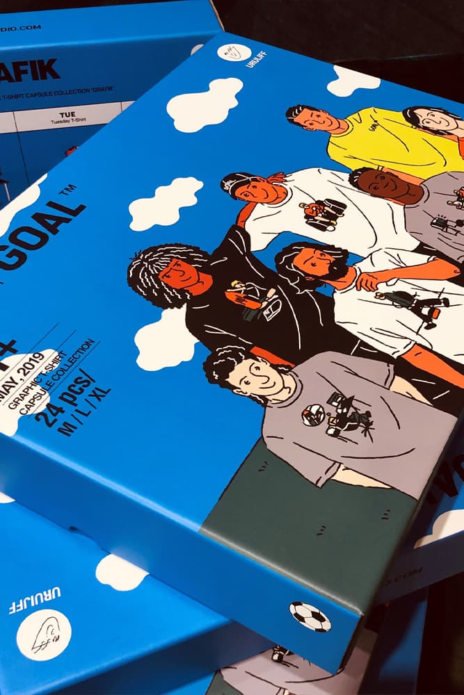 크러쉬도 입은, 골 x 유르이프 '리브 더 골' 컬렉션 goal-x-uruijff-live-the-goal-collection