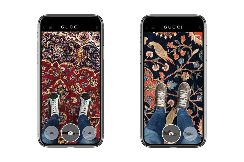 구찌, 패션 브랜드 최초 증강현실 이용한 '착샷' 애플리케이션 출시