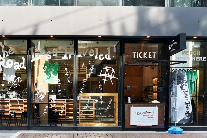 베르디 디자인 박재범 새 앨범 콘서트 The Road Less Traveled 머천다이즈 팝업