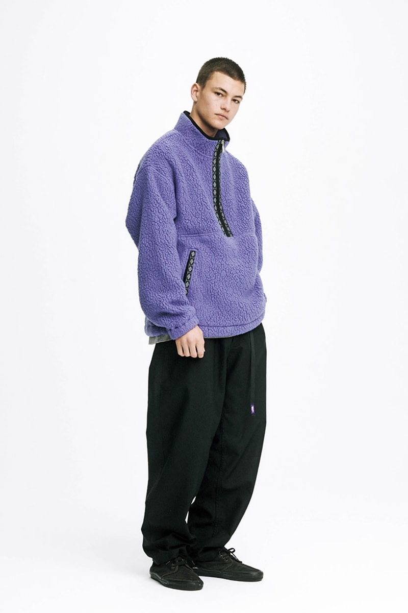 노스 페이스 퍼플 라벨의 2019 가을, 겨울 컬렉션 룩북 및 발매 정보 마운틴 윈드 파카 데날리 플리스 재킷
