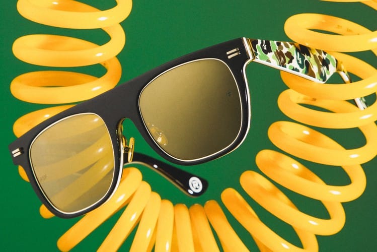 베이프와 레트로슈퍼퓨처가 만든 '카모-헤비' 아이웨어 캡슐