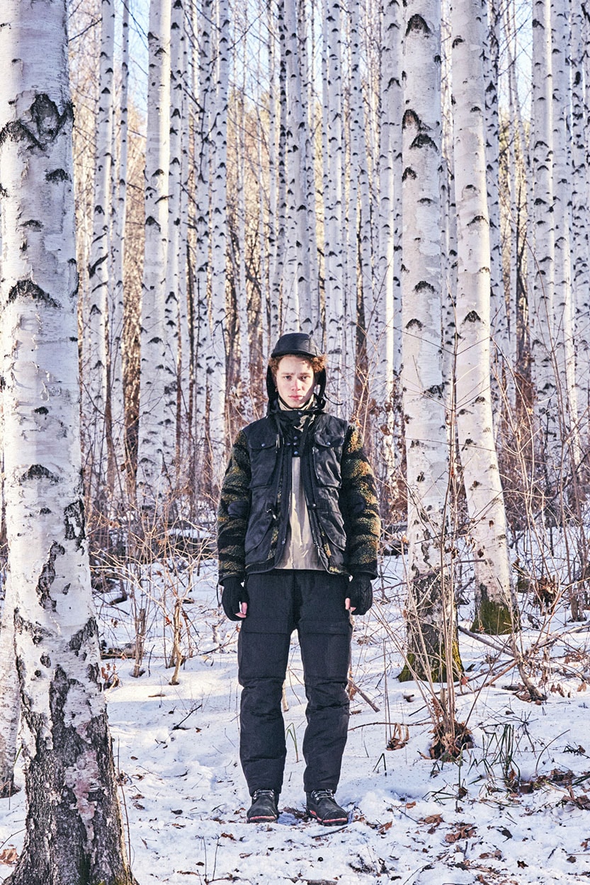 자작나무 숲에 쌓인, 이스트로그 가을, 겨울 2019 컬렉션 룩북