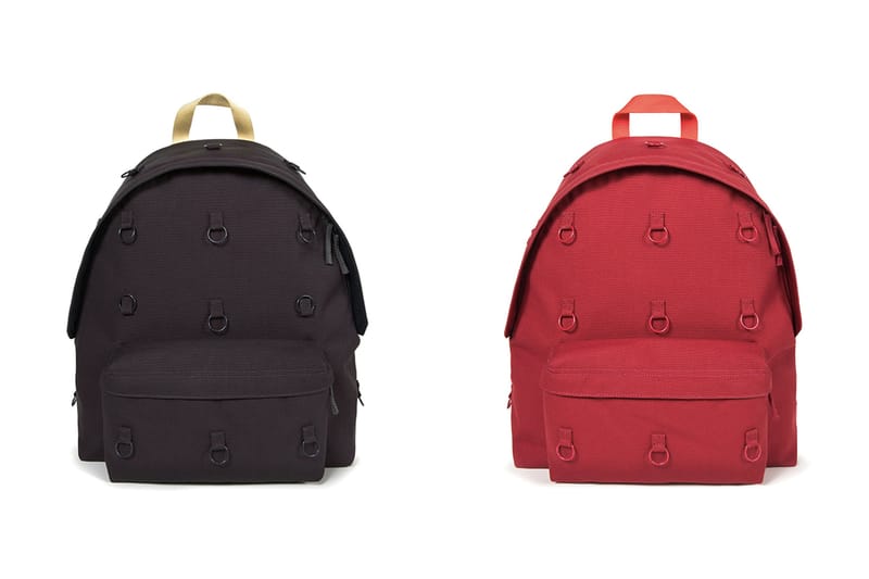 고리 장식이 돋보이는, 라프 시몬스 x 이스트팩 2019 FW 협업 가방 컬렉션