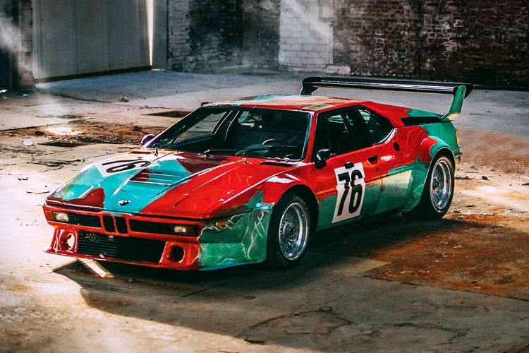 전설의 앤디워홀이 채색한 BMW M1, 40주년 맞이하여 사진 공개